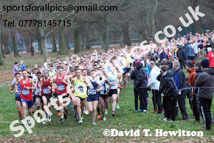 Senior mens British Athletics Liverpool Cross Challenge, Sefton Park, Liverpool. Photo:  David T. Hewitson/Sports for All Pics
